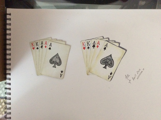 Draw realistic Playing Cards